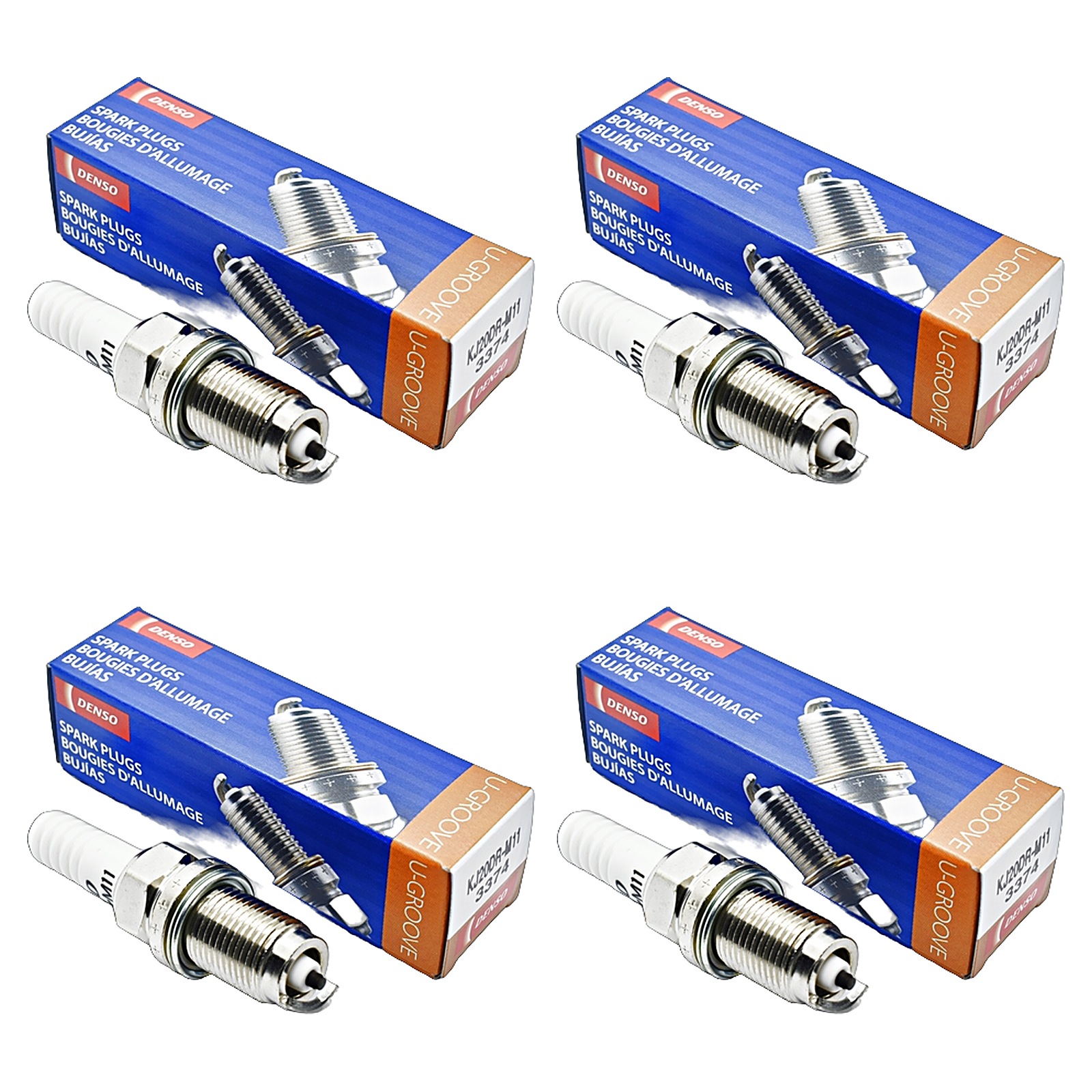 Kit Bujias Denso Cobre Honda Accord 2.4 Stream 2.0 16v